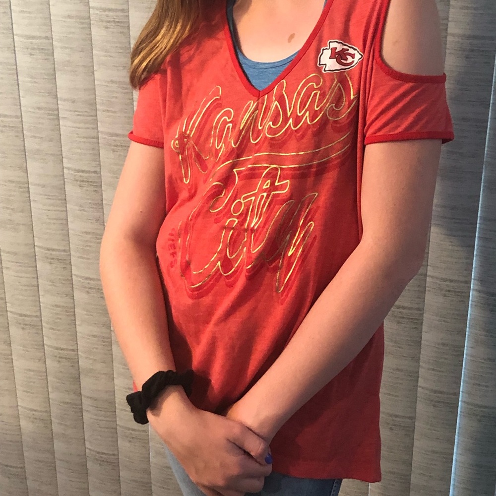 New without tags KC Chiefs top